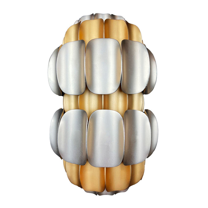 Varaluz - 382W02AGGD - Two Light Wall Sconce - Swoon - Antique Gold/Gold Dust