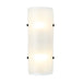 Varaluz - 385W02BNS - Two Light Wall Sconce - Fairchild - Black/Polished Nickel/Satin Brass