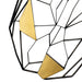 Varaluz - 425WA81 - Wall Art - Geometric Animal Kingdom - Matte Black/Antique Gold Leaf