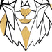 Varaluz - 425WA82 - Wall Art - Geometric Animal Kingdom - Matte Black/Antique Gold Leaf