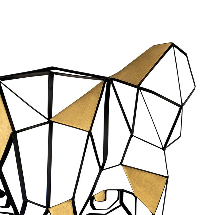 Varaluz - 425WA83 - Wall Art - Geometric Animal Kingdom - Matte Black/Antique Gold Leaf