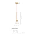 Designers Fountain - D204M-7P-BG - One Light Pendant - Willow Creek (existing DF extension) - Brushed Gold