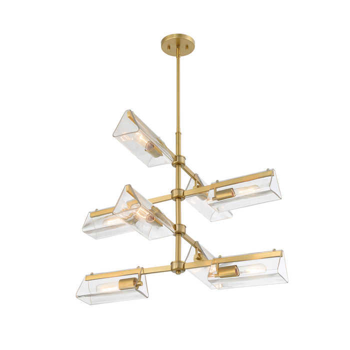 Designers Fountain - D279M-8CH-BG - Eight Light Chandelier - Latitude - Brushed Gold