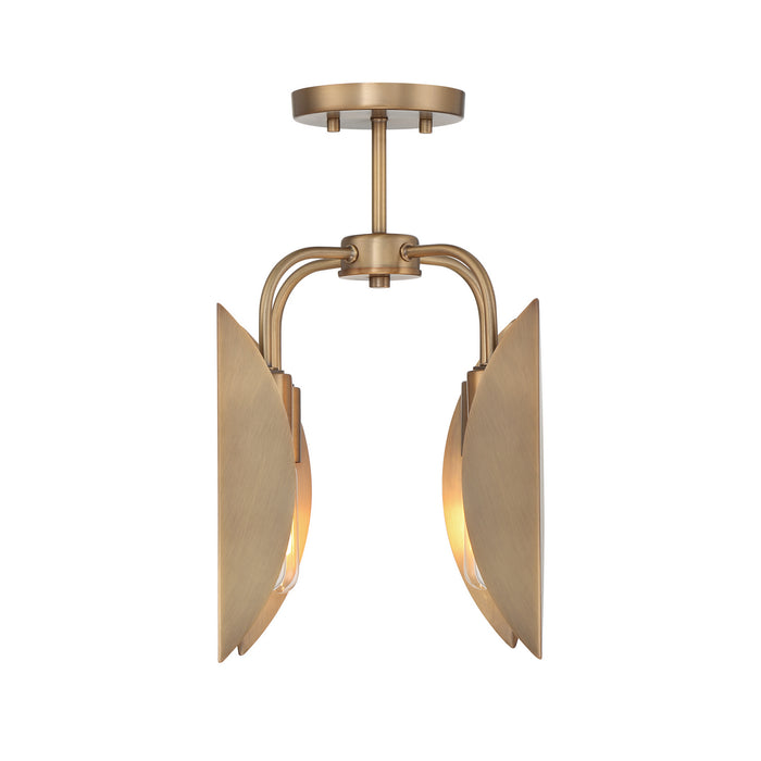 Designers Fountain - D280M-SF-OSB - Four Light Semi Flush Mount - Eden - Old Satin Brass