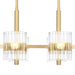 Designers Fountain - D284C-IS-BG - Six Light Island Pendant - Aries - Brushed Gold