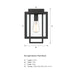 Designers Fountain - D297M-FM-MB - One Light Wall Lantern - Preston - Matte Black