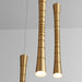 Oxygen - 3-6005-40 - LED Pendant - Sabre - Aged Brass