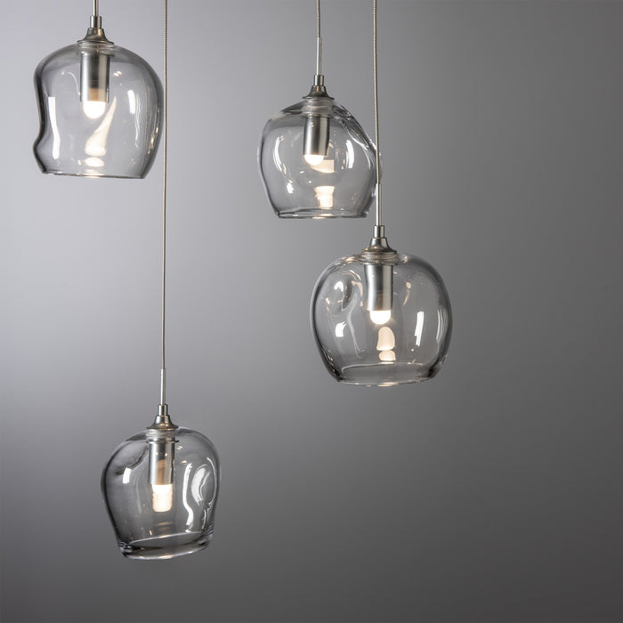 Hubbardton Forge - 131123-SKT-LONG-85-ZM0709 - LED Pendant - Ume - Sterling