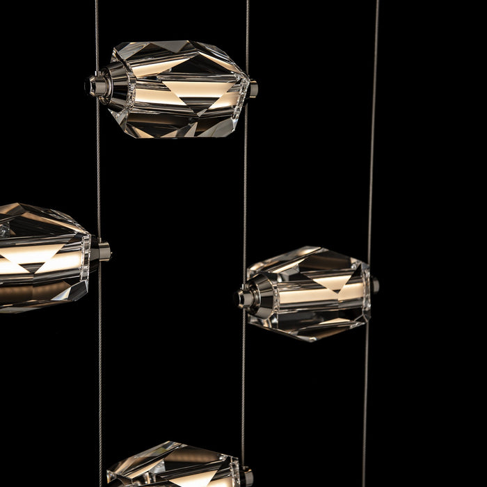 Hubbardton Forge - 139056-LED-STND-86-CR - LED Pendant - Gatsby - Modern Brass