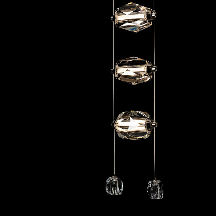Hubbardton Forge - 139058-LED-STND-86-CR - LED Pendant - Gatsby - Modern Brass