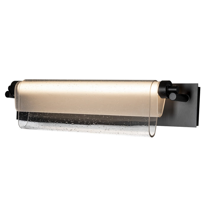 Hubbardton Forge - 202225-LED-10-ZS0740 - LED Bath Bar - Draped Glass - Black