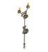 Meyda Tiffany - 255162 - Two Light Wall Sconce - Palmira - Custom,Antique Brass