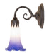 Meyda Tiffany - 260491 - One Light Wall Sconce - Blue/White - Oil Rubbed Bronze