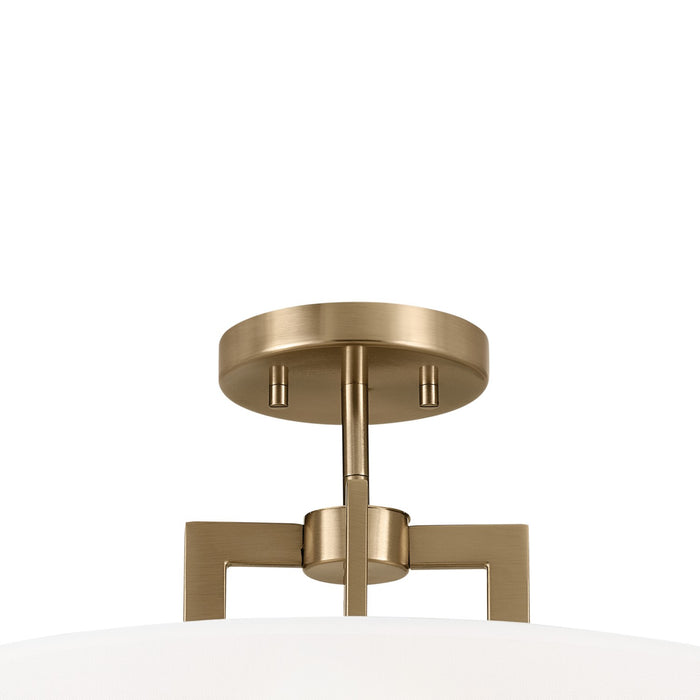 Kichler - 52592CPZ - Eight Light Semi Flush Mount - Malen - Champagne Bronze