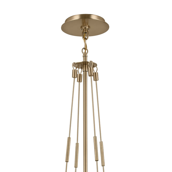 Kichler - 52582CPZ - One Light Pendant - Albers - Champagne Bronze