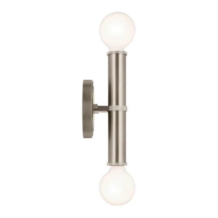 Kichler - 55159NI - Two Light Wall Sconce - Torche - Brushed Nickel