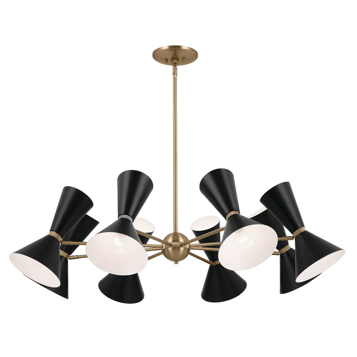 Kichler - 52567CPZBK - 16 Light Chandelier - Phix - Champagne Bronze