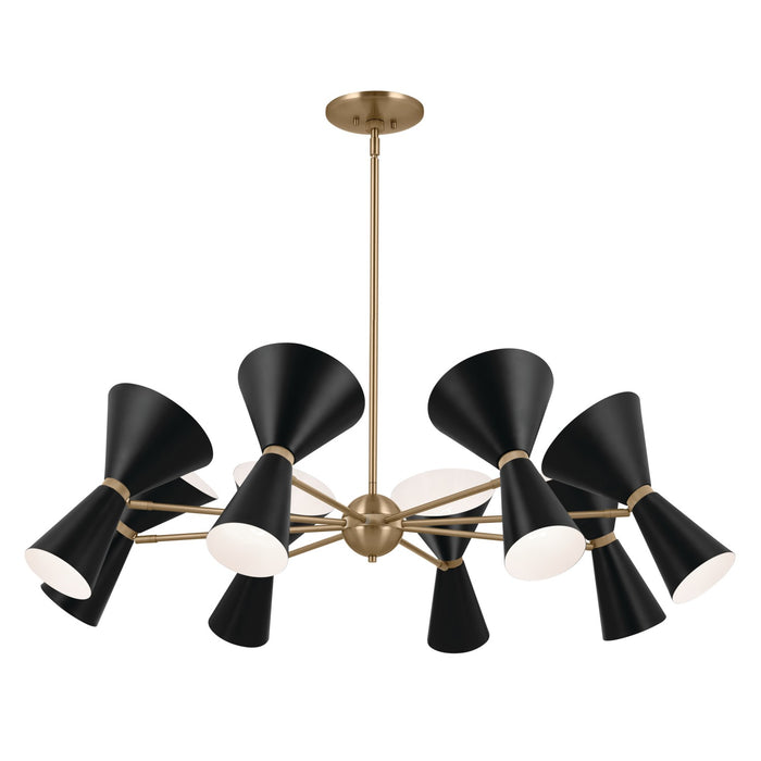 Kichler - 52567CPZBK - 16 Light Chandelier - Phix - Champagne Bronze