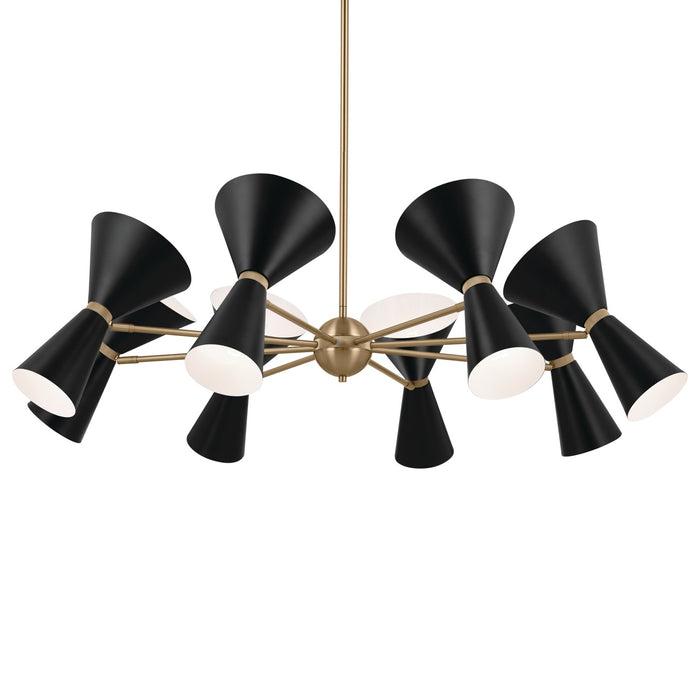 Kichler - 52567CPZBK - 16 Light Chandelier - Phix - Champagne Bronze