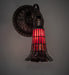 Meyda Tiffany - 251872 - One Light Wall Sconce - Stained Glass Pond Lily - Mahogany Bronze