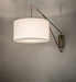 Meyda Tiffany - 254392 - One Light Wall Sconce - Cilindro Textrene - Antique Brass