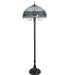 Meyda Tiffany - 255707 - Two Light Floor Lamp - Angelica - Mahogany Bronze