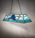 Meyda Tiffany - 258788 - Six Light Pendant - Sailfish - Steel
