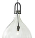 Meyda Tiffany - 258867 - One Light Pendant - Euri Tanta - Black Chrome