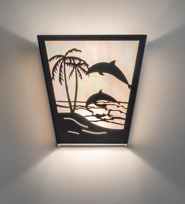 Meyda Tiffany - 259292 - Two Light Wall Sconce - Dolphin Dance