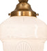 Meyda Tiffany - 259699 - One Light Semi-Flushmount - Revival Schoolhouse