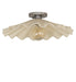 Meyda Tiffany - 259995 - One Light Flushmount - Metro - Brushed Nickel