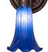Meyda Tiffany - 261102 - One Light Wall Sconce - Blue - Mahogany Bronze