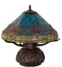 Meyda Tiffany - 261259 - Three Light Table Lamp - Tiffany Dragonfly - Mahogany Bronze
