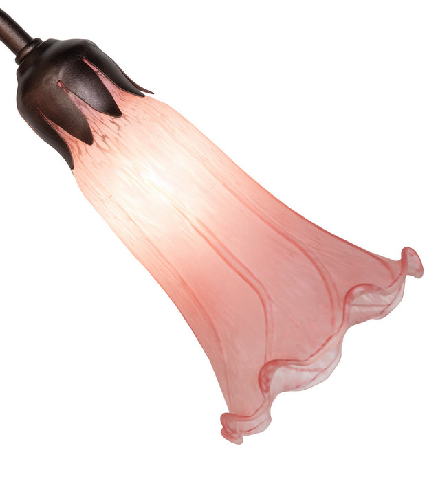 Meyda Tiffany - 261502 - Four Light Fan Light - Pink - Mahogany Bronze