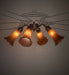 Meyda Tiffany - 261503 - Four Light Fan Light - Amber