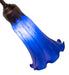 Meyda Tiffany - 261505 - Four Light Fan Light - Blue - Mahogany Bronze