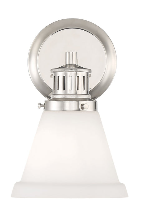Norwell Lighting - 2401-PN-MO - One Light Bath - Alden - Polished Nickel
