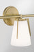 Norwell Lighting - 2503-AN-MO - Three Light Bath - Allure - Antique Brass