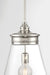 Norwell Lighting - 4811-PN-CL - One Light Pendant - Emma - Polished Nickel