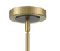 Norwell Lighting - 6331-ANOB-CL - One Light Pendant - Charis - Antique Brass with Oil Rubbed Bronze
