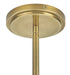Norwell Lighting - 6521-AG-CA - Six Light Chandelier - Ray - Aged Brass