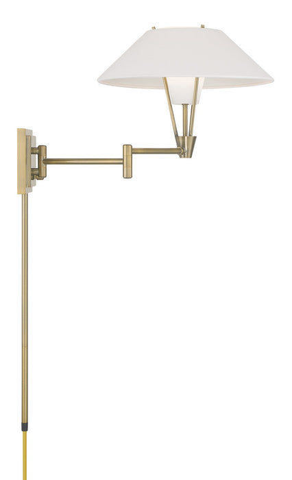 Norwell Lighting - 6671-AN-TW - One Light Wall Sconce - Cody - Antique Brass