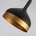 Artcraft - SC13351BK - One Light Pendant - Dash - Black & Gold