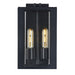 Artcraft - AC8790BK - Two Light Exterior Wall Light - Waterville - Matte Black