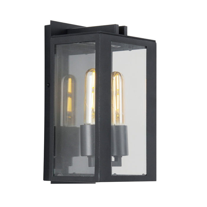 Artcraft - AC8790BK - Two Light Exterior Wall Light - Waterville - Matte Black