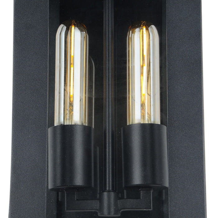 Artcraft - AC8790BK - Two Light Exterior Wall Light - Waterville - Matte Black