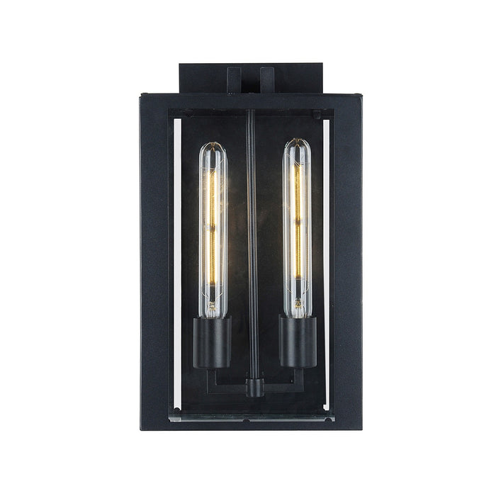 Artcraft - AC8791BK - Two Light Exterior Wall Light - Waterville - Matte Black