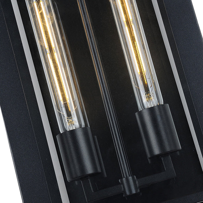 Artcraft - AC8791BK - Two Light Exterior Wall Light - Waterville - Matte Black