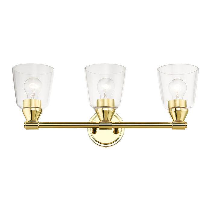 Livex Lighting - 16783-02 - Three Light Vanity Sconce - Catania - Polished Brass
