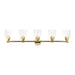 Livex Lighting - 16785-02 - Five Light Vanity Sconce - Catania - Polished Brass